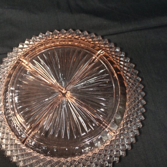 Vintage Anchor Hocking “Miss America” Depression Glass Tray - Picture 10 of 12